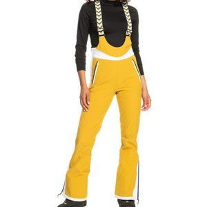 Roxy Peakchic Snow Bib Pants NEW Small - Honey Yellow